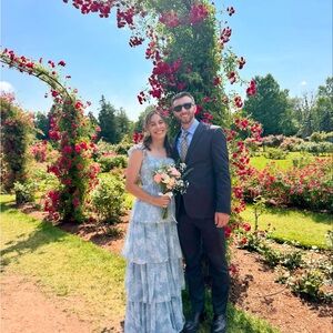 Revelry Light Blue Lace Dress